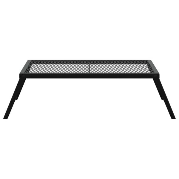 Foldable Camping Grill Folding Black 58 x 31 x 2 cm Alloy Steel