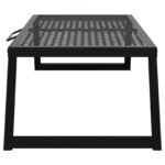Foldable Camping Grill Folding Black 58 x 31 x 2 cm Alloy Steel