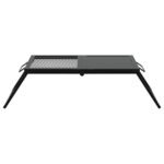 Foldable Camping Grill Black 31.5 x 26.5 x 4 cm Alloy Steel