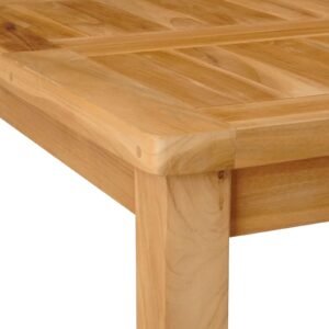 Bar Table Natural 110 x 60 x 105 cm Solid Teak