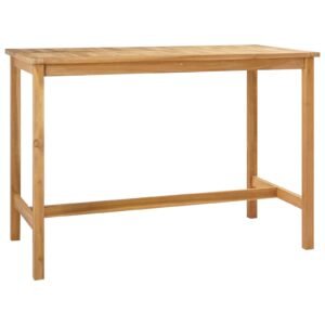 Bar Table Natural 150 x 75 x 105 cm Solid Teak Wood