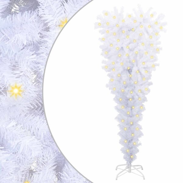 Artificial Christmas Tree with Stand White 120 cm PVC and Steel