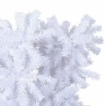 Artificial Christmas Tree with Stand White 150 cm PVC and Steel