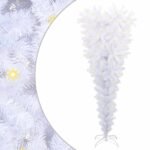 Artificial Christmas Tree with Stand White 150 cm PVC and Steel