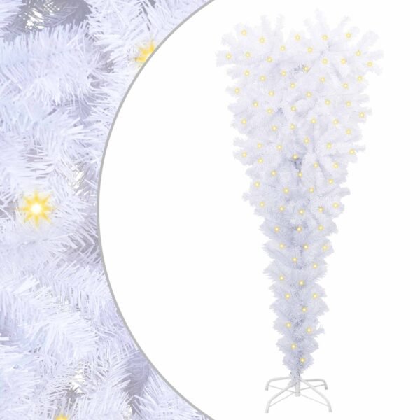 Artificial Christmas Tree with Stand White 150 cm PVC and Steel