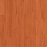 Barn Door Wax Brown 80 x 2,5 x 208 cm Solid Pine Wood