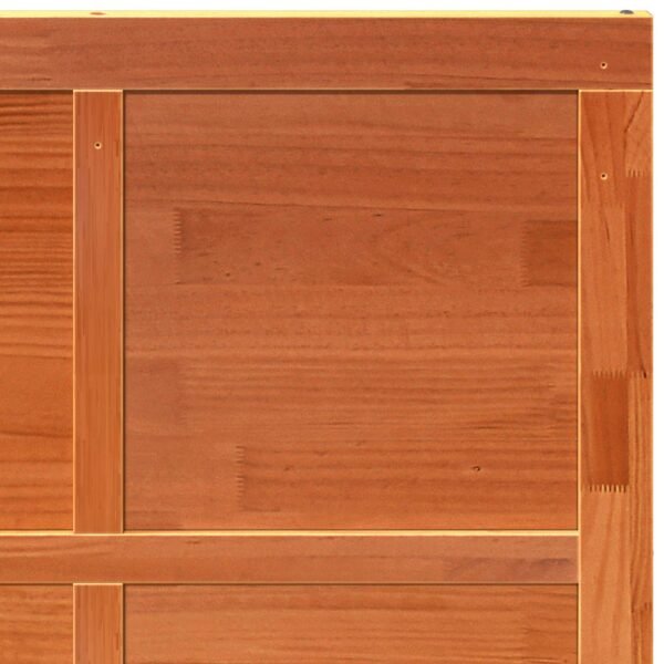 Barn Door Wax brown 100 x 2,5 x 208 cm Solid Pine Wood
