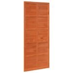 Barn Door Wax brown 100 x 2,5 x 208 cm Solid Pine Wood