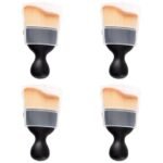 4pcs Car Interior Cleaning Tool Set Crevice Brush Dust Remover for Detailing
