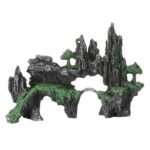 Aquarium Decoration Rock Cave Stone Ornament Fish Tank Mountain View Decor