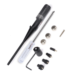Laser Bore Sighter Boresighter Kit For .22 to .50 Caliber Scope w/ Battery Tool